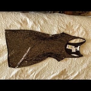 Chocolate sequin dress